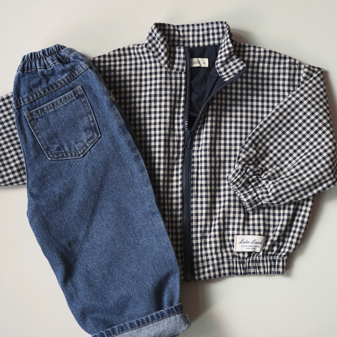 Slash Denim Pants