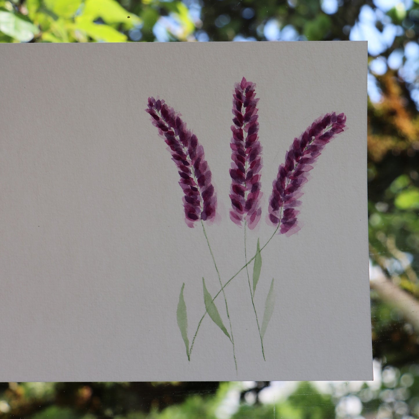 Soft Lavender Days Card