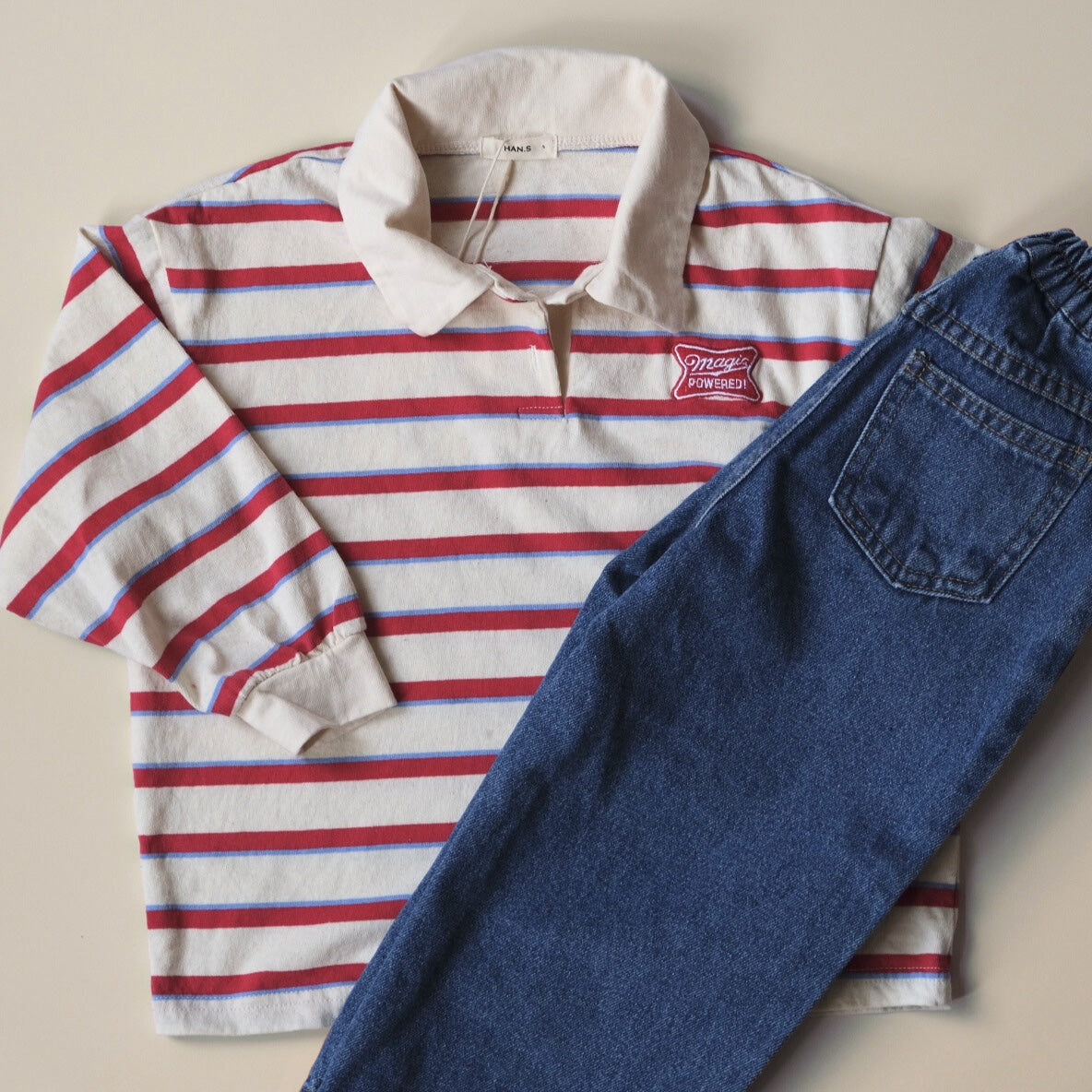Magic Stripe Collar Tee