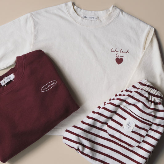 Lala Love Logo Tee - Ivory