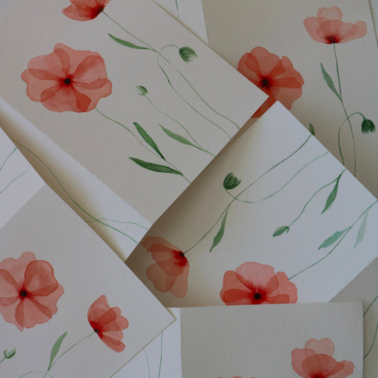 Poppy With Love Card