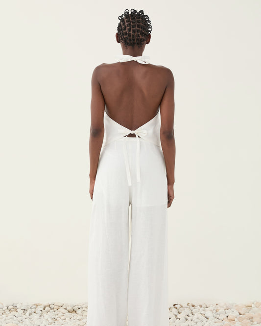 Bianco Halter Top