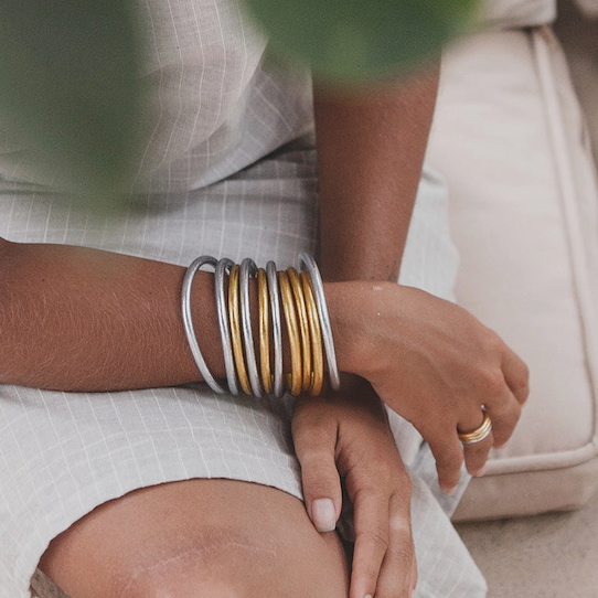 Mantra Gold Bangle