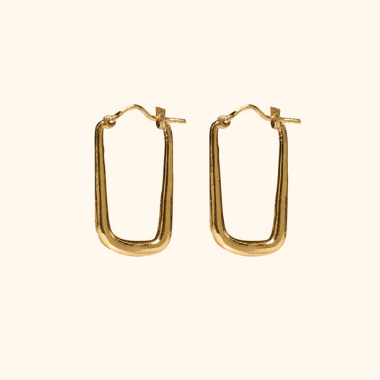 Wave Hoop Earring