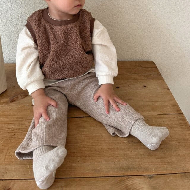 Ribbed Wide Pant
