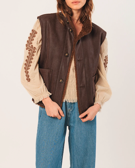 Reversible Teddy Vest