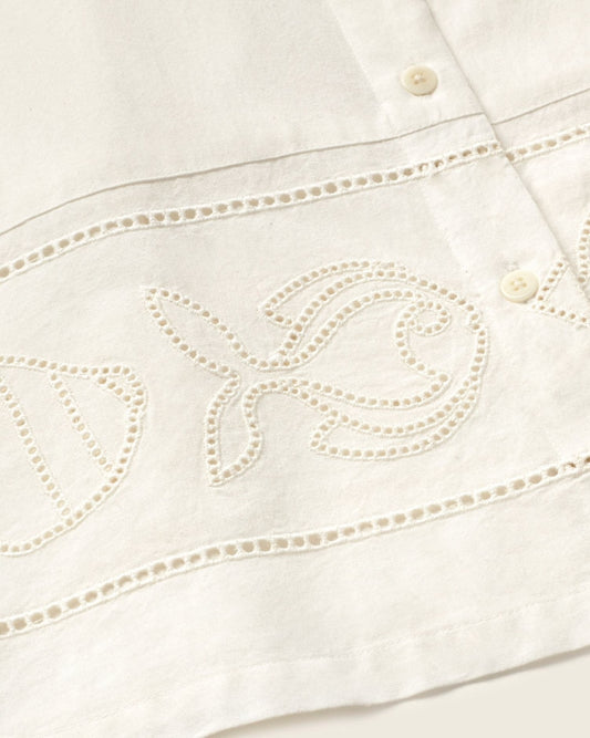 White Vainica Ane Blouse