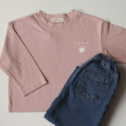 Lala Love Logo Tee - Pink