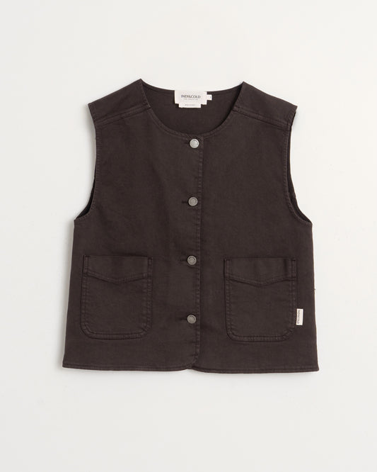 Indi Chocolate Vest