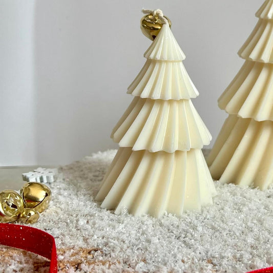 Twirl Christmas Tree Candle