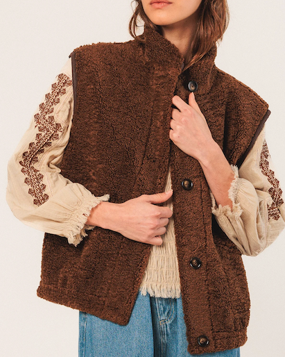 Reversible Teddy Vest