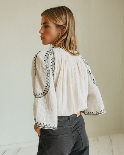 Indi Embroidered Blouse