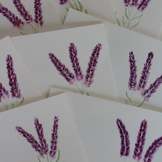 Soft Lavender Days Card