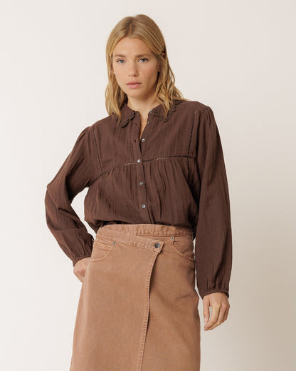 Indi Brown Blouse