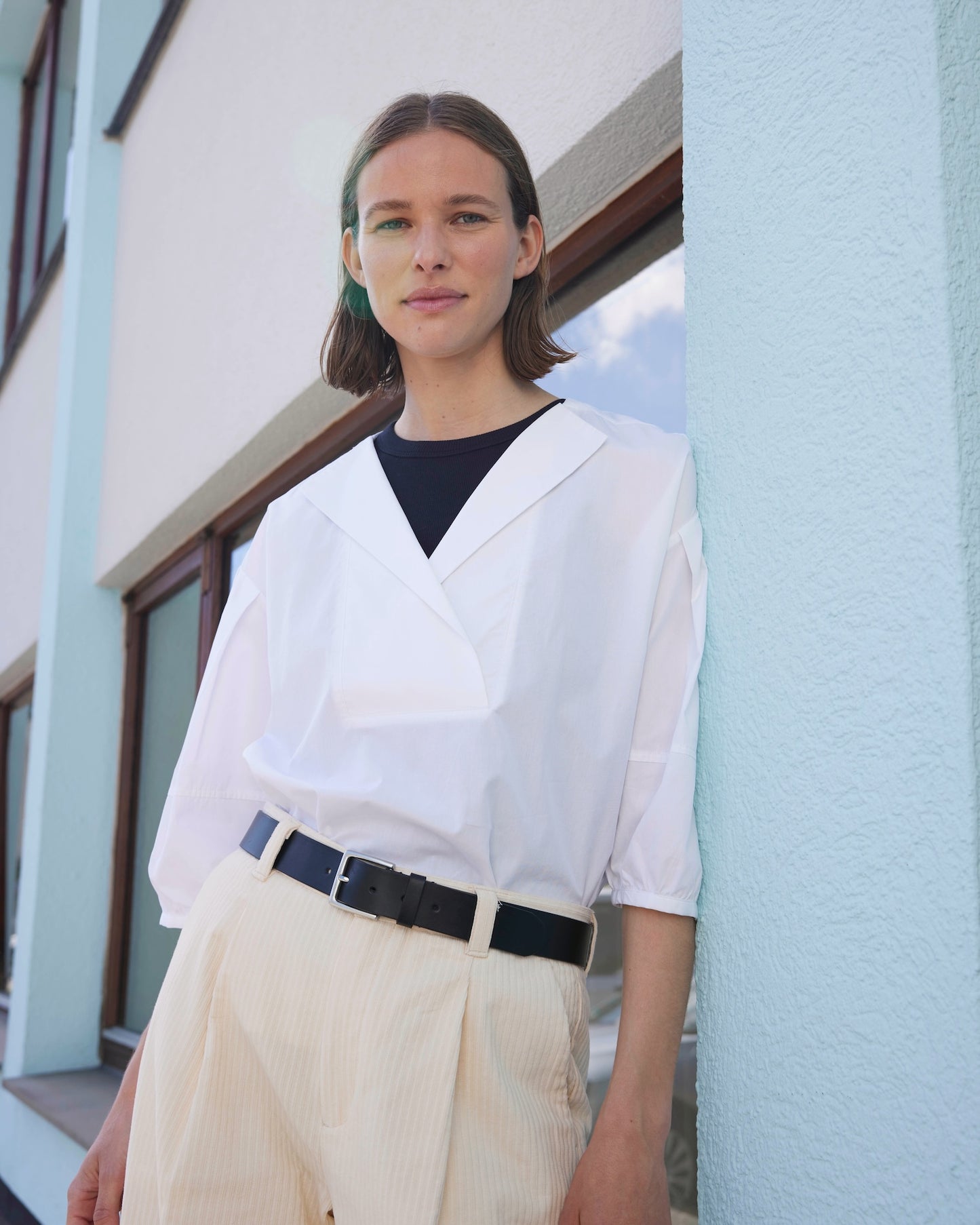 Coral Blouse