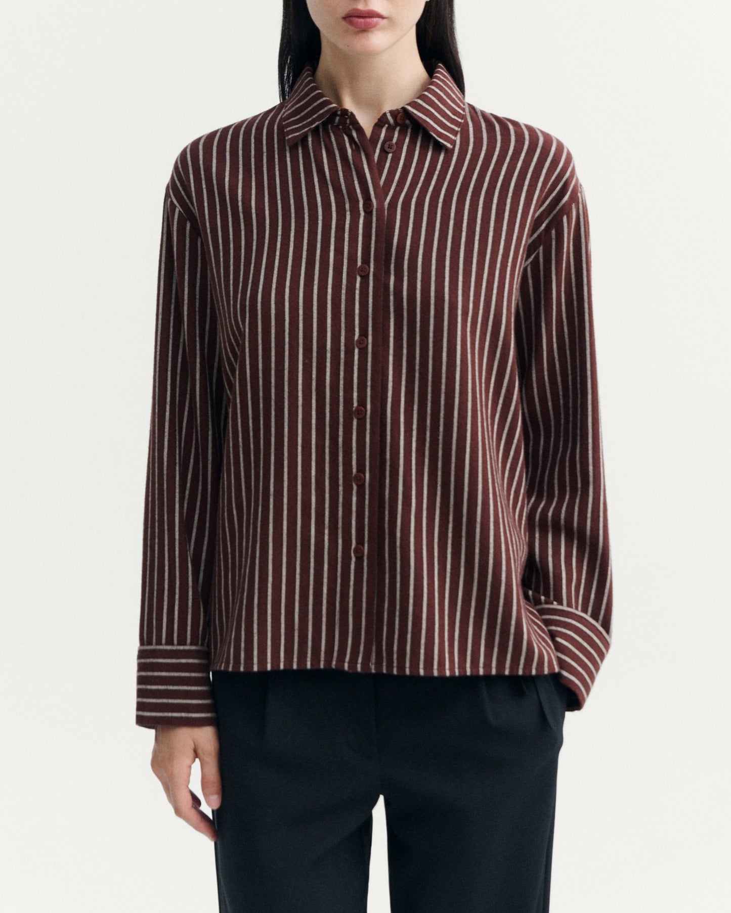 O'Hara Brushed Stripes Manuela Blouse