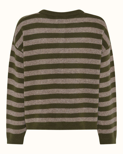Sisse Striped Cardigan