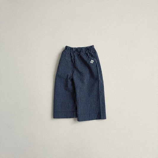 Cozy Straight Striped Pants