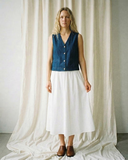Luna Denim Waistcoat
