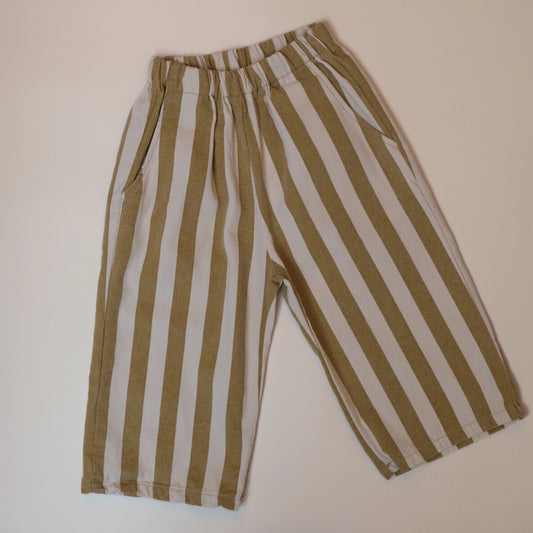 Mustard Striped Pants