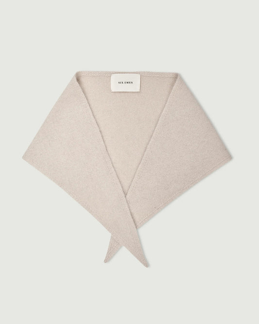 Paula Oatmeal Beige Scarf