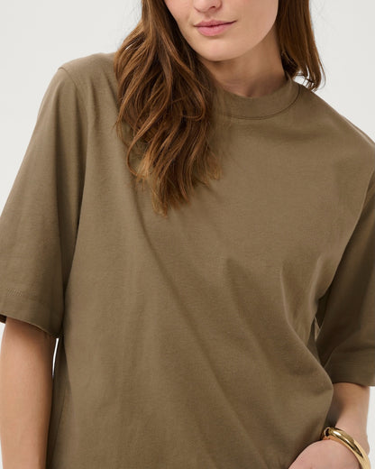 Jina Basic Tee - Khaki