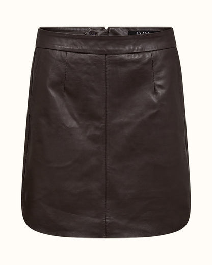 Ivy Kylie Leather Mini Skirt