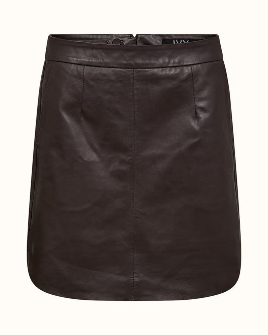 Ivy Kylie Leather Mini Skirt