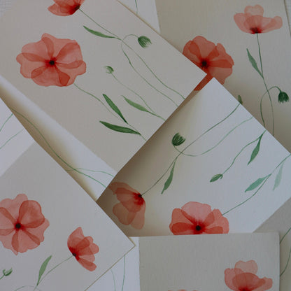 Poppy With Love Card