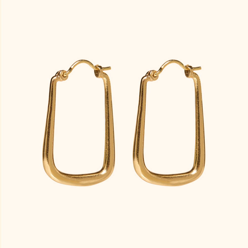 Wave Hoop Earring