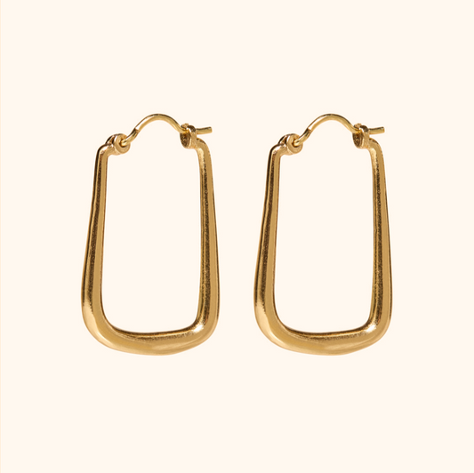 Wave Hoop Earring