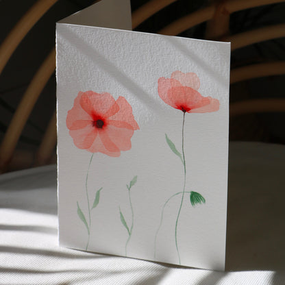 Poppy With Love Card