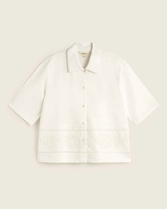 White Vainica Ane Blouse