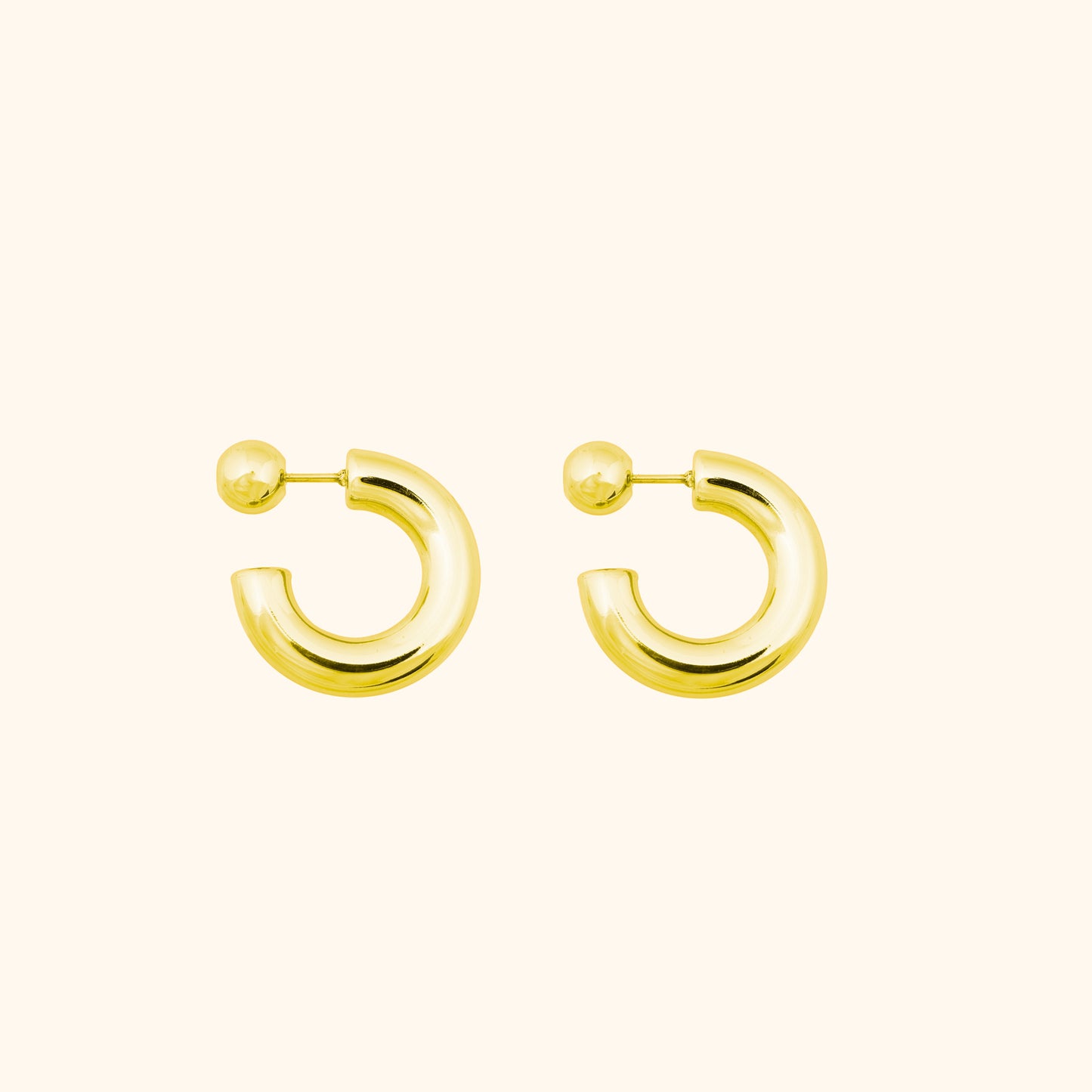 Hoop Dot Earrings