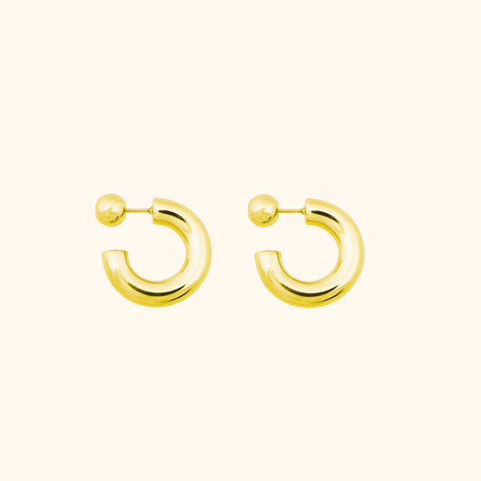 Hoop Dot Earrings