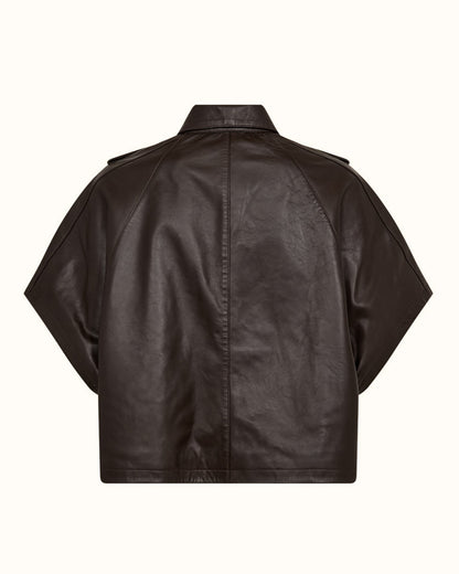 Ivy Kylie Katee Leather Cape
