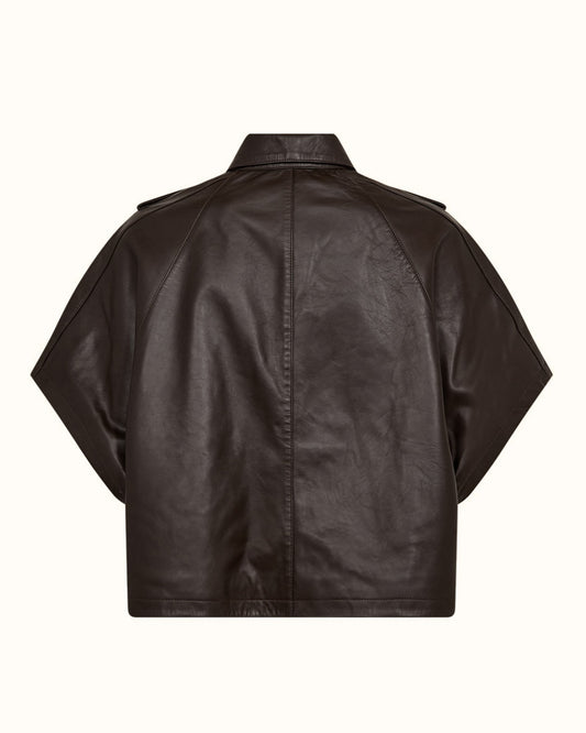 Ivy Kylie Katee Leather Cape