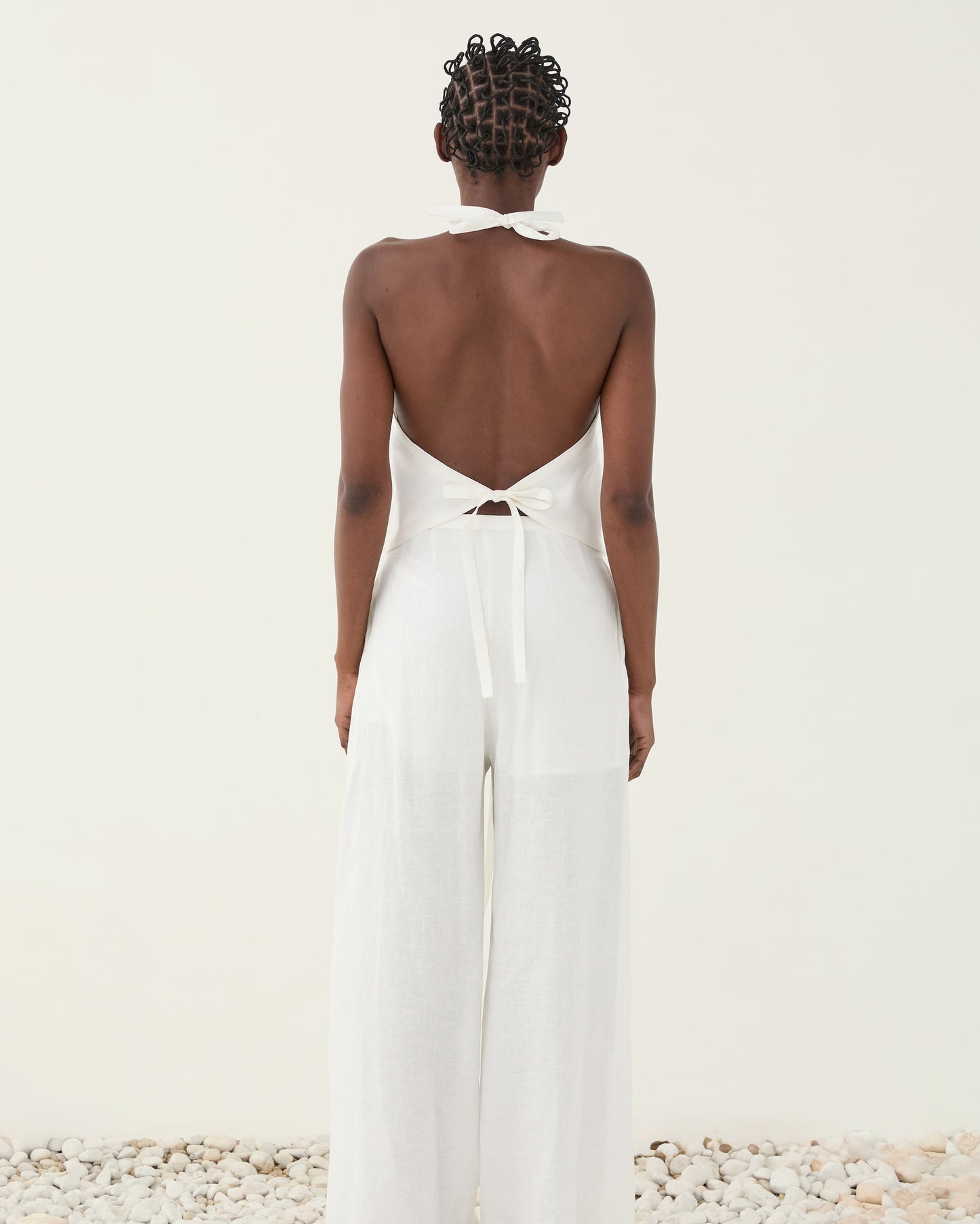 Bianco Halter Top
