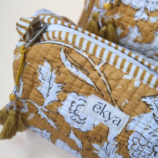 Dusty Saffron Pouch