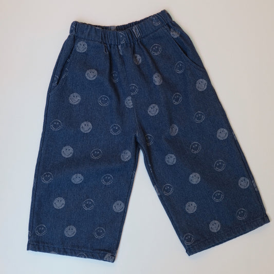 Smiley Denim Pants