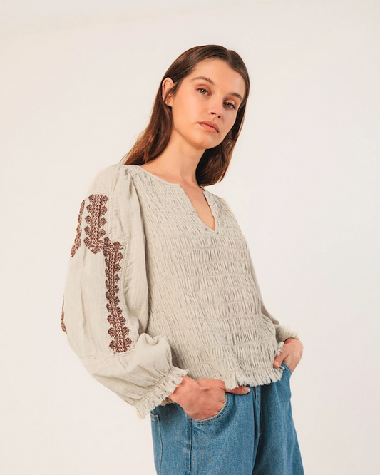 Indi Embroidered Blouse
