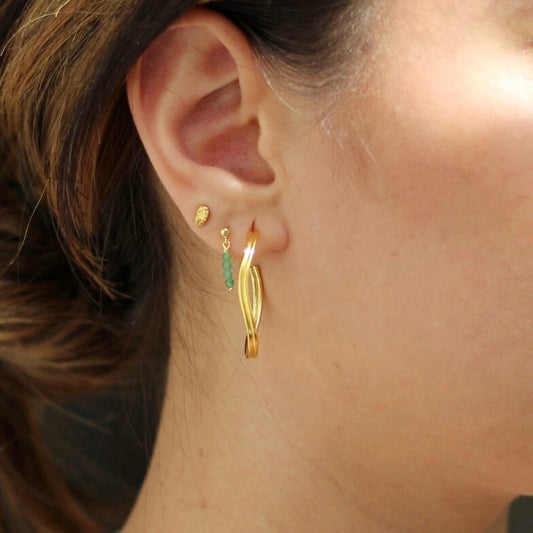 Green Aventurine Earring