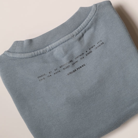 Pomme Blue Sweatshirt
