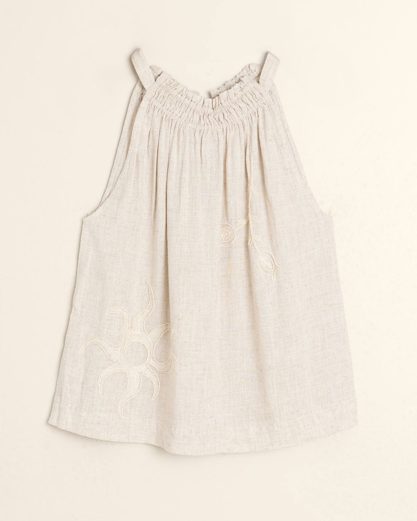 Indi Embroidered Halter Top