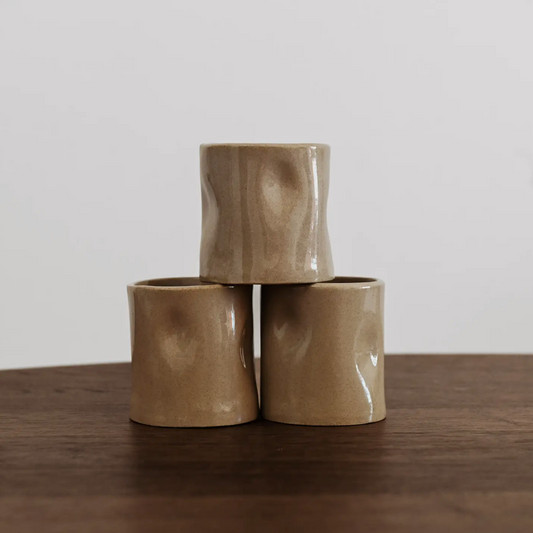Ceramic Coffee Mug - Minimalistic Gray
