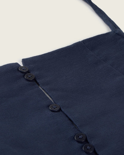 Navy Hemp Liora Top