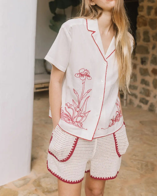 Indi Maxi Embroidered Shirt