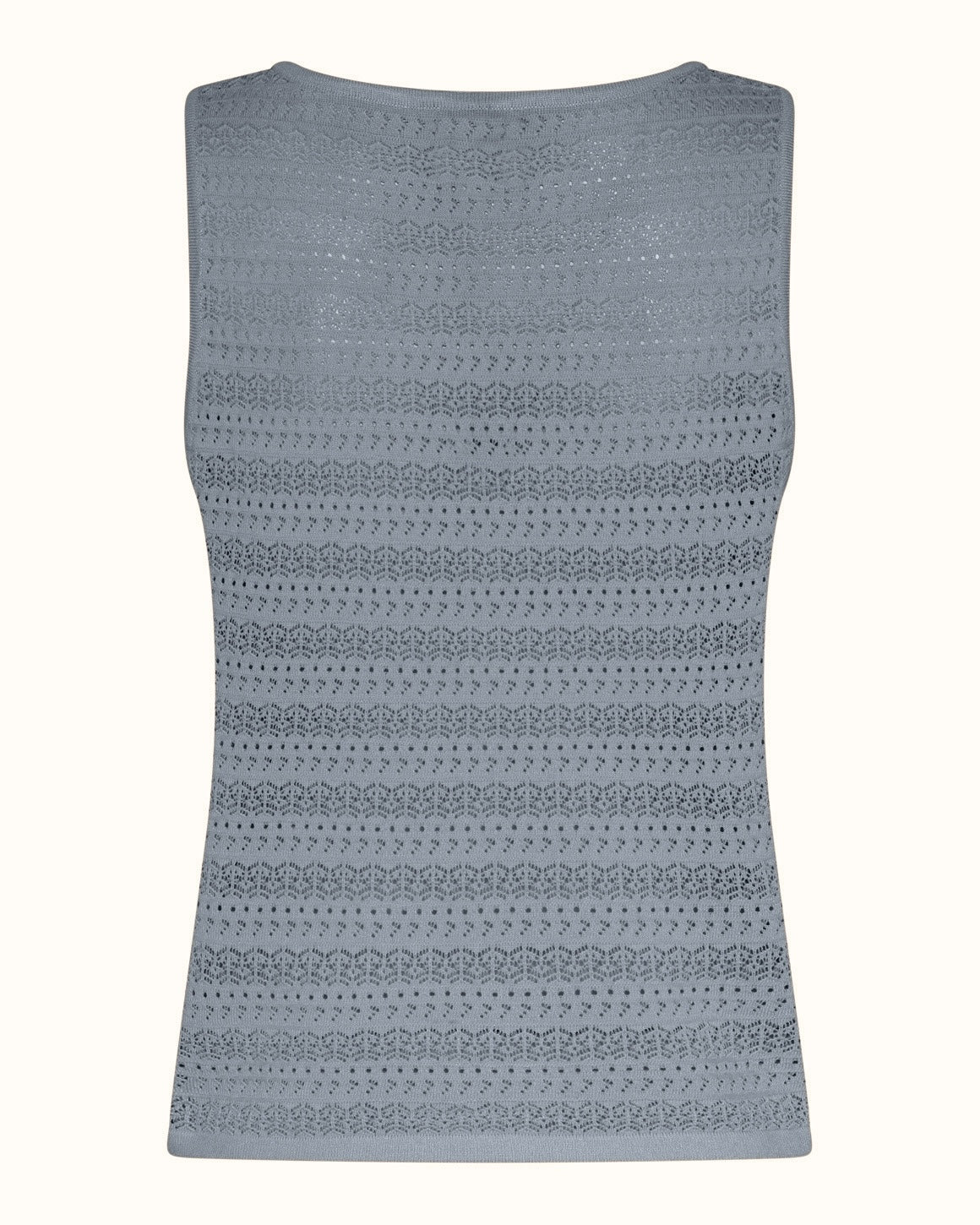 Alma Knit Top - Faded blue