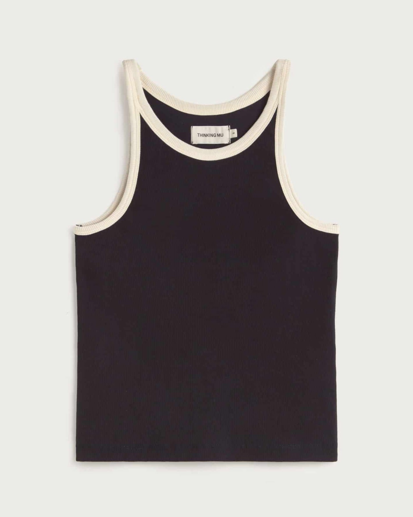 Navy Pannacota Contrast Harriet Top