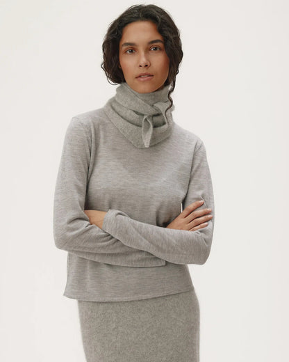 Paula Titanium Grey Melange Sacrf